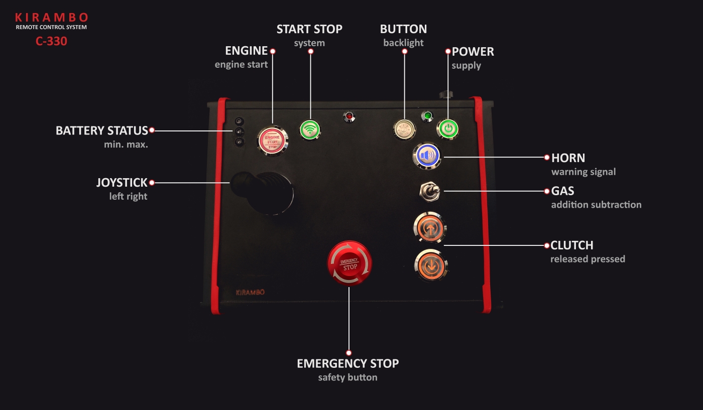 KIRAMBO C330 Remote Controlled Tractor